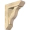 Ekena Millwork Funston Slat Rough Sawn Bracket w/ Offset Brace, Douglas Fir, 6"W x 18"D x 22"H BKT0604X18X22FST06RDF - alternate 1